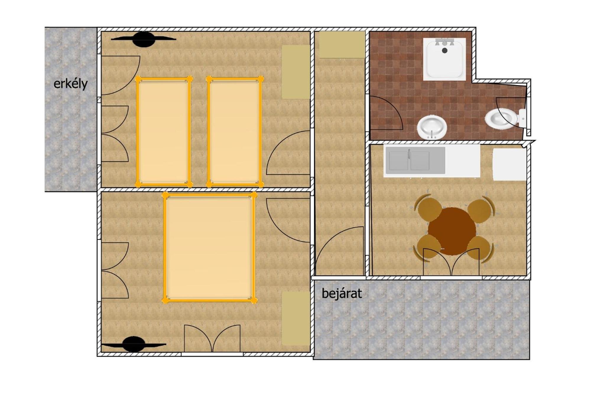 Katalin Apartmanhaz ميسكولك المظهر الخارجي الصورة